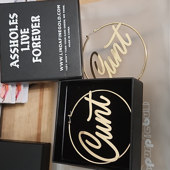 assholes Live Forever Jewelry - GIFT EARRINGS 🎁 HILARIOUS 😂